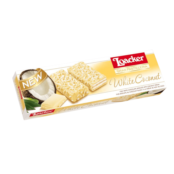 Loacker Patisserie White Coconut, 100g