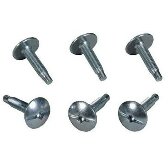 Load Center Cover Replacement Screws, 6-Pack, Silver