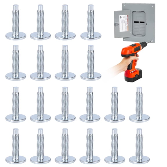 Load Center Cover Screws, Compatible with Square D S106 and Siemens ECTS2 | 20 Pack,Load Center Panel Screw for QO & Homeline, Murray Load Centers, Zinc Electrical Panel Screws