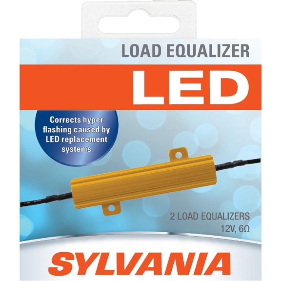 - Load Equalizer 27 Watt (at 12.8V) Turn Signal for LED Light Bulbs, Corrects Hyper Flash & Bulb Out Warning (Pack of 2)