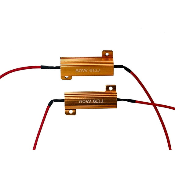 Load Resistors OZ-USA® LED Turn Signal Motorcycle Harley Blinker Xl Lights Flash Fix FX