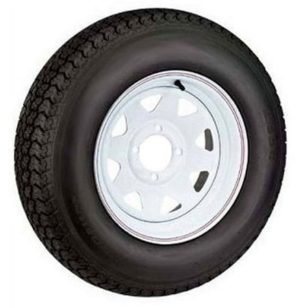 Load Star 30540 Tire and Wheel Assembly - 480x12 - 4 Hole - White Rim