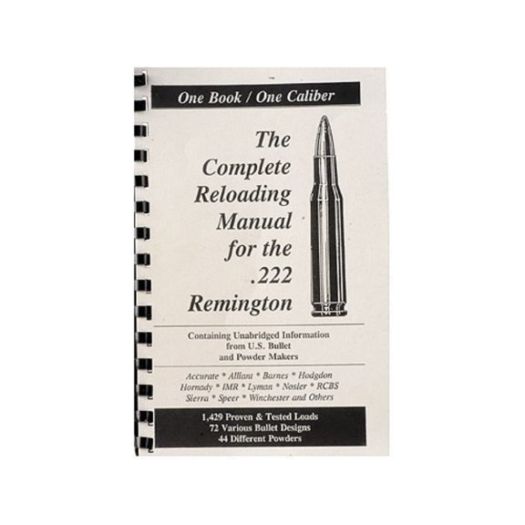 Loadbooks USA 222 Remington Reloading Manual