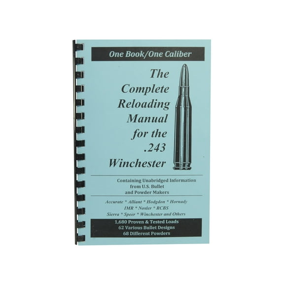 Loadbooks USA 243 Winchester Reloading Manual