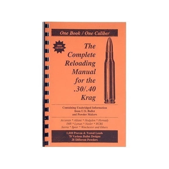 Loadbooks USA 30-40 Krag Reloading Manual