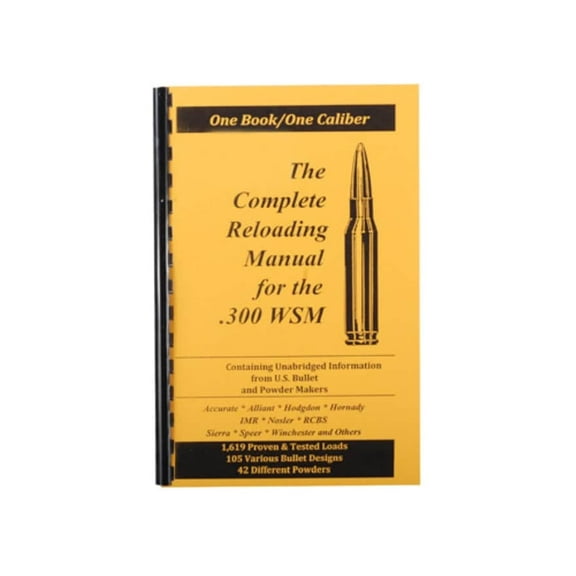 Loadbooks USA 300 Winchester Short Magnum Reloading Manual