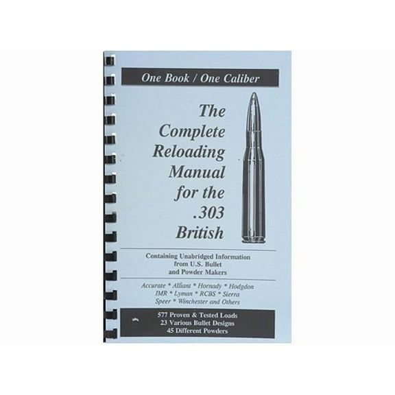 Loadbooks USA 303 British Reloading Manual