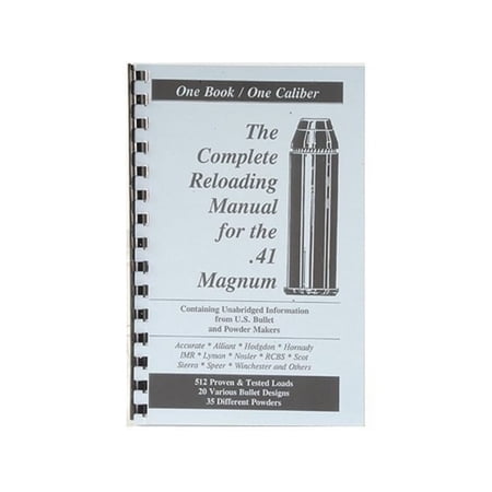 Loadbooks USA 41 Remington Magnum Reloading Manual