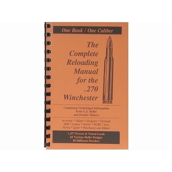 Loadbooks USA 270 Winchester Reloading Manual