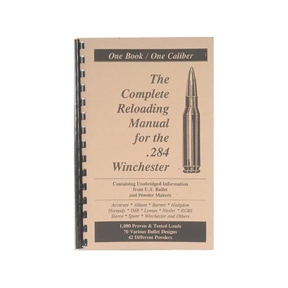 Loadbooks USA 284 Winchester Reloading Manual