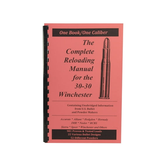 Loadbooks USA 30-30 Winchester Reloading Manual