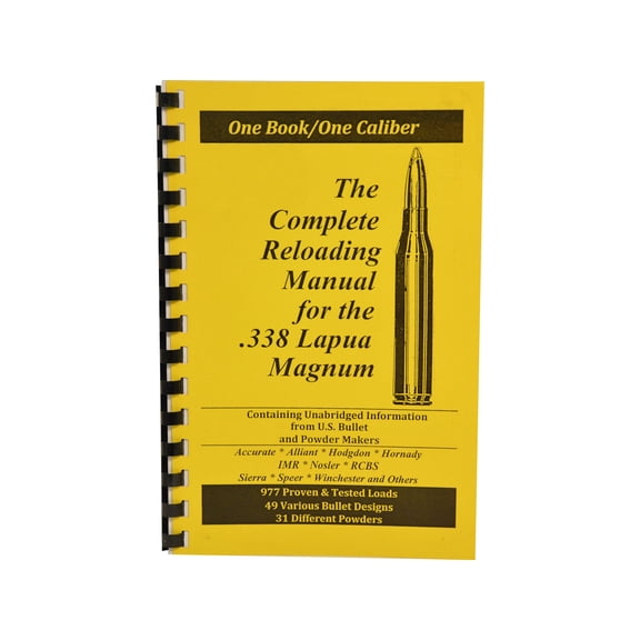 Loadbooks USA 338 Lapua Magnum Reloading Manual