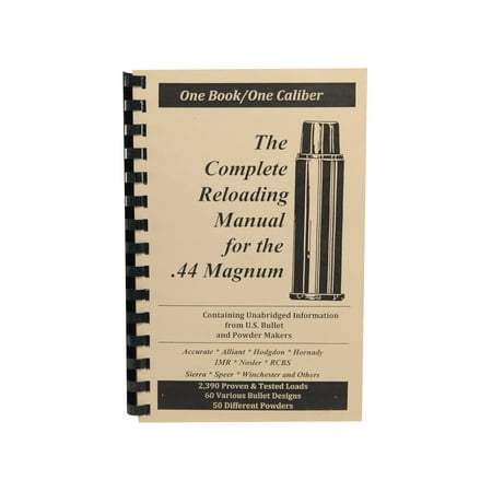 Loadbooks USA 44 Remington Magnum Reloading Manual