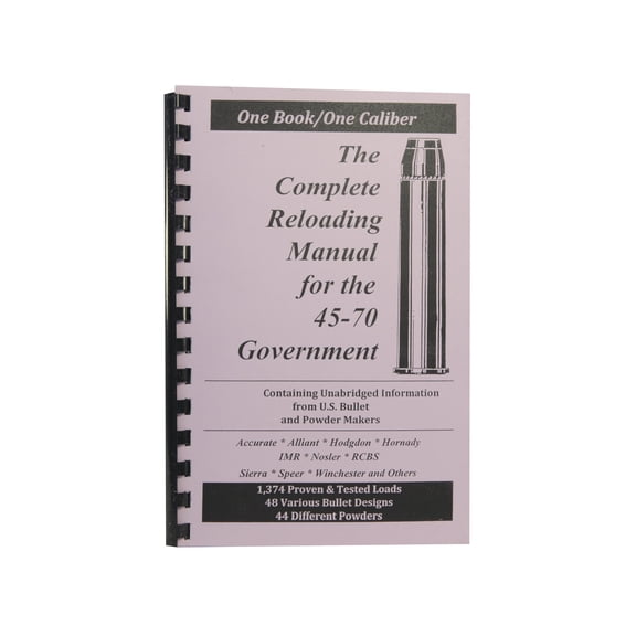 Loadbooks USA 45-70 Government Reloading Manual
