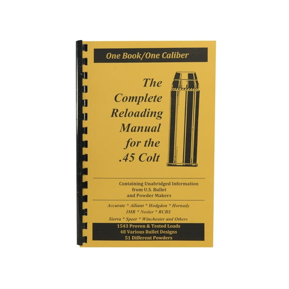 Loadbooks USA 45 Colt Reloading Manual