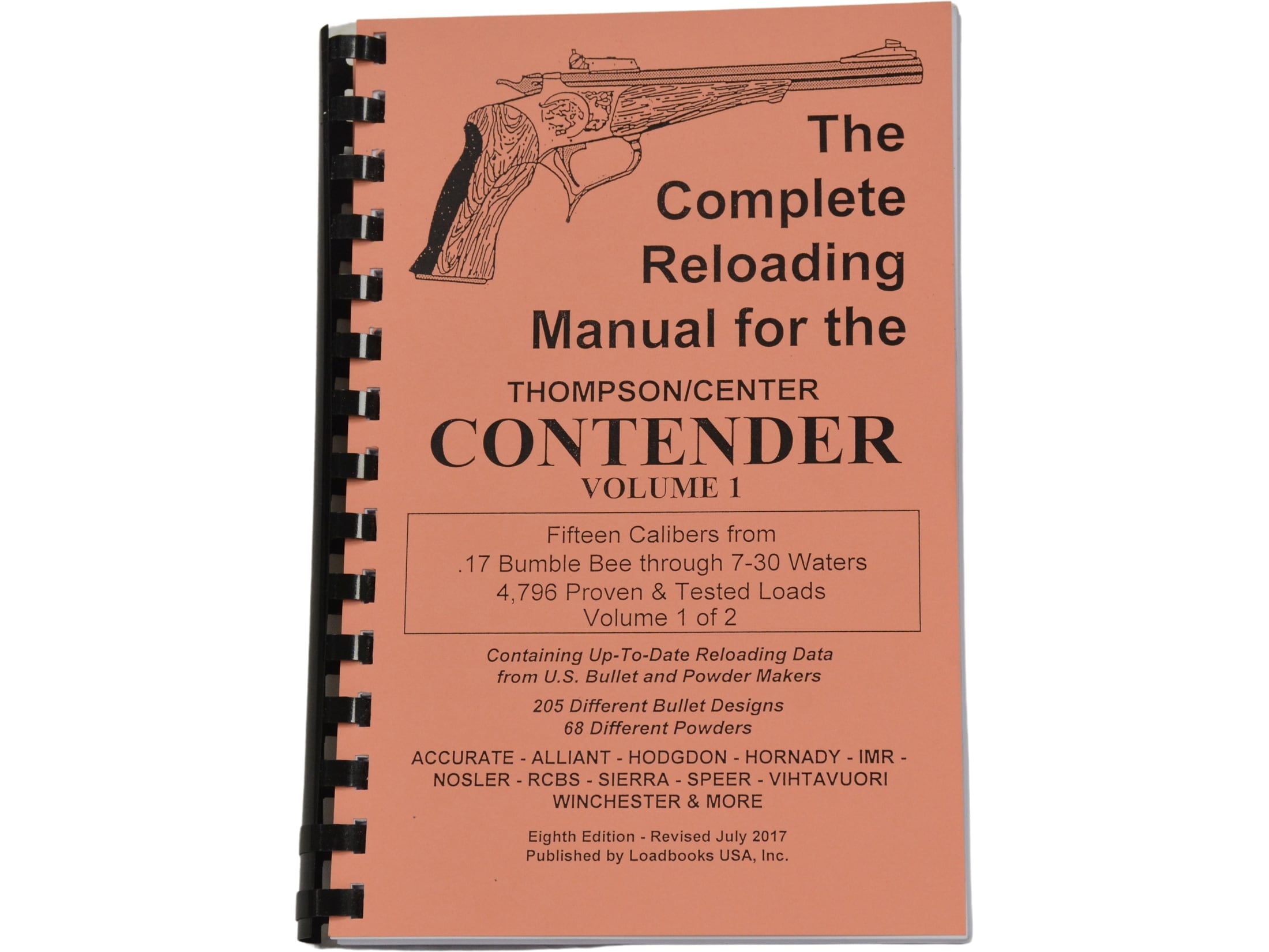 Loadbooks USA Thompson Center Contender Volume 1 Reloading Manual ...