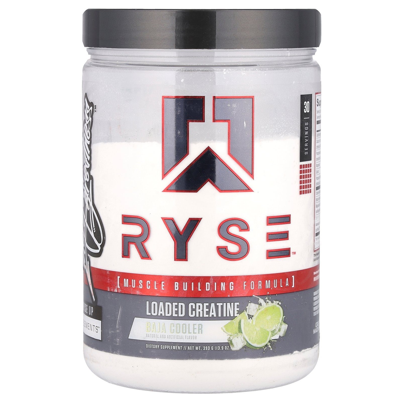 RYSE Creatine Powder for Men & Women - Baja Cooler - 30 Servings ...