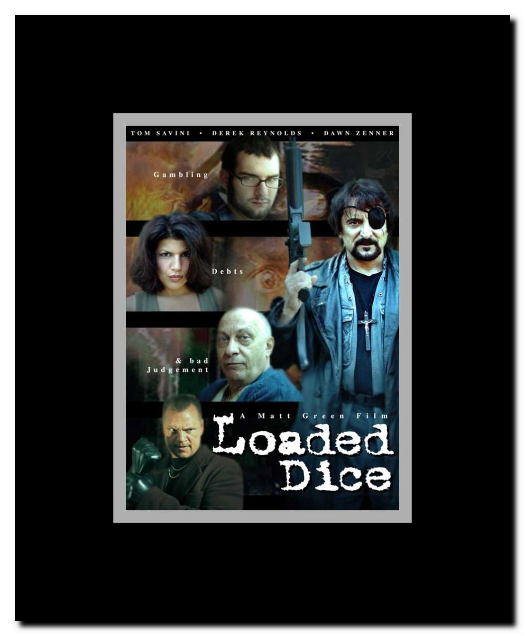Loaded Dice Framed Movie Poster