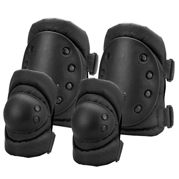 Loaded Gear Adjustable Elbow and Knee Protectable Pads set
