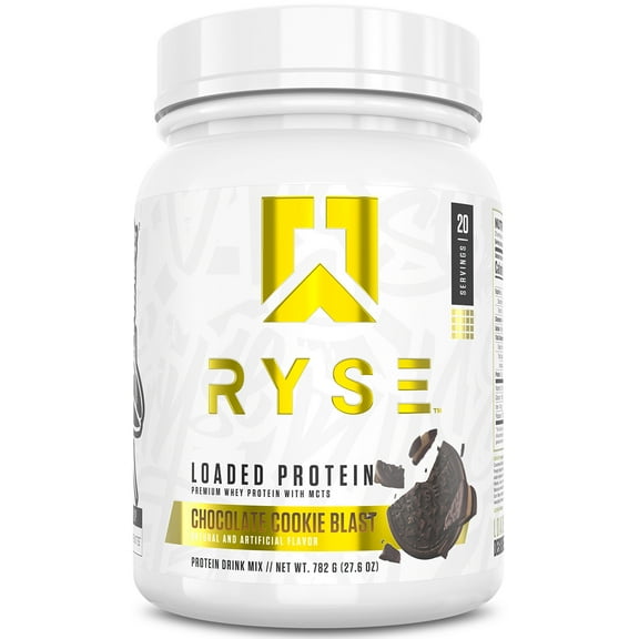 RYSE Loaded Protein Powder - Chocolate Cookie Blast - 20 Servings