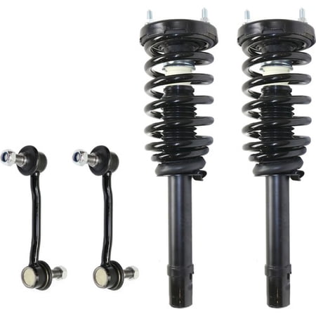 Loaded Strut and Sway Bar Link Kit For 2006-10 Hyundai Sonata 06-11 Azera Front