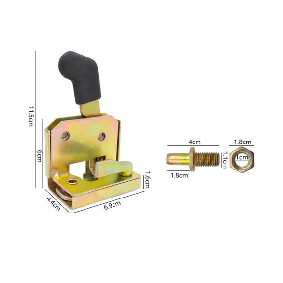 Loader Door Lock, Load Door Latch, Heavy Duty Equipment Universal Door Handle Set