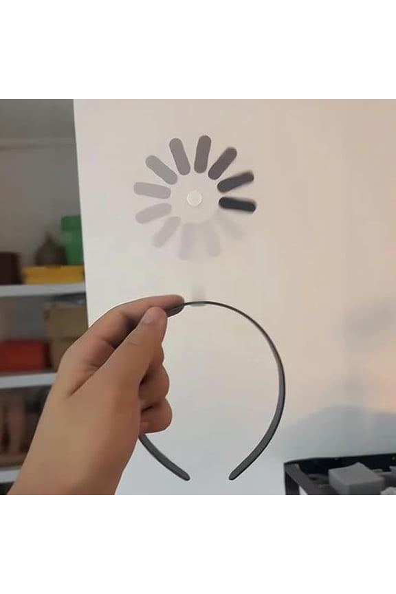 "Loading" Creative Headband/Hairpin – Funny Progress Bar Hair Accessory, Witty "Loading…" Headband and Pin Combo for Festivals, Parties, Meme Lovers, Lightweight Comfortable Costume Accent