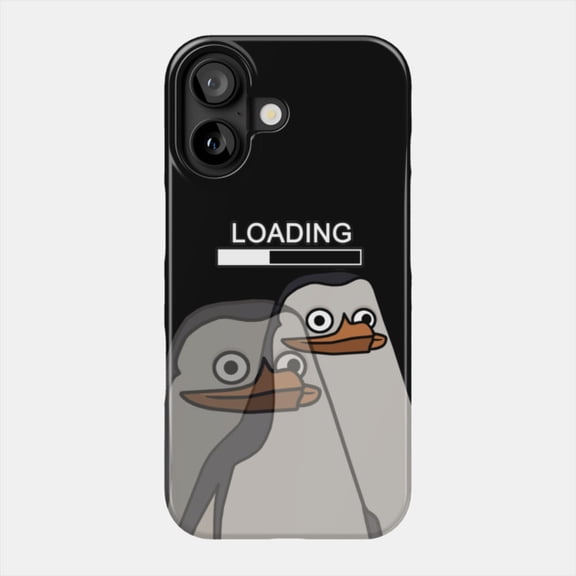 Loading Penguin Funny Meme Graphic Protective Case for Apple iPhone 11 to 17