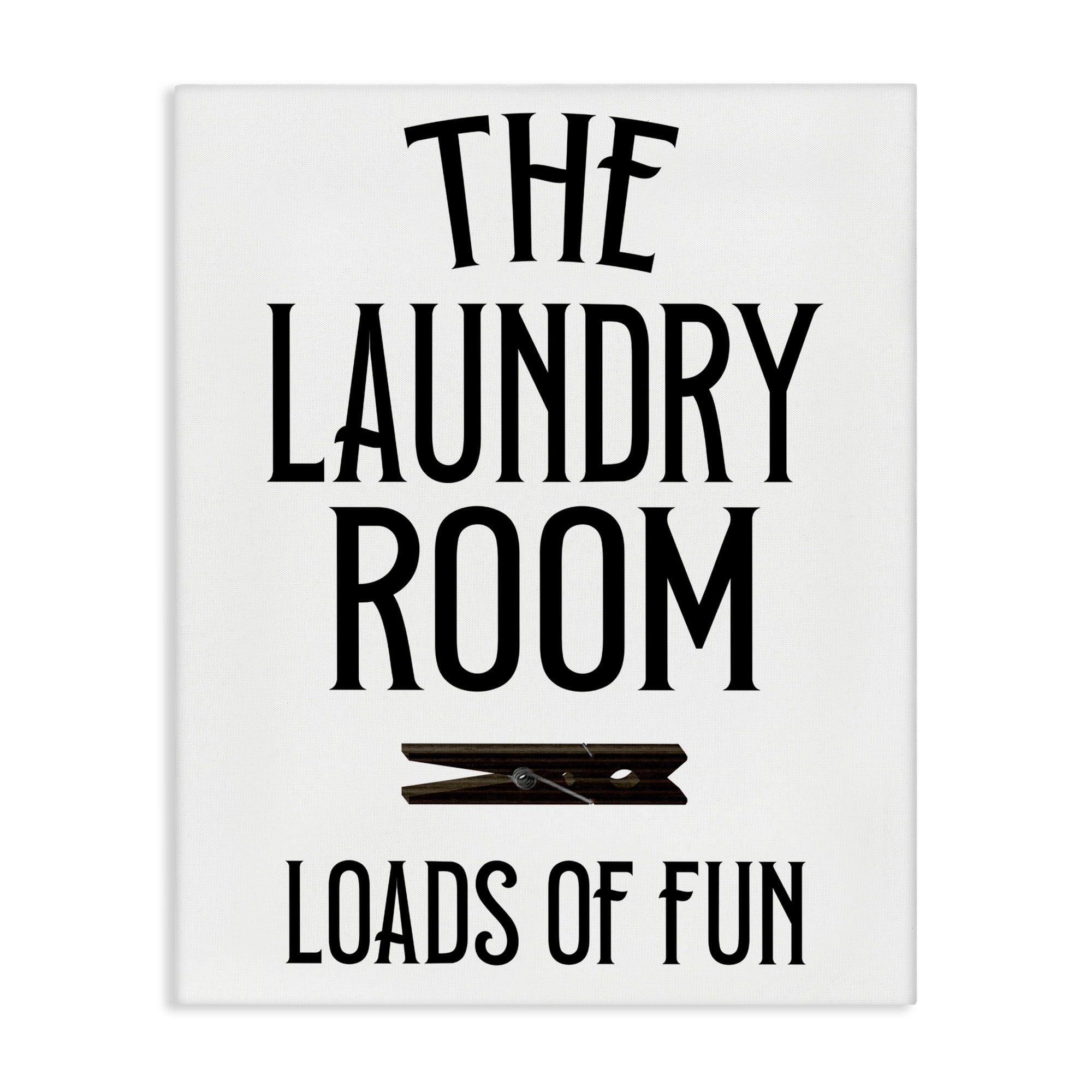 Loads Of Fun Clothespin Canvas Wall Art, design by Kim Allen