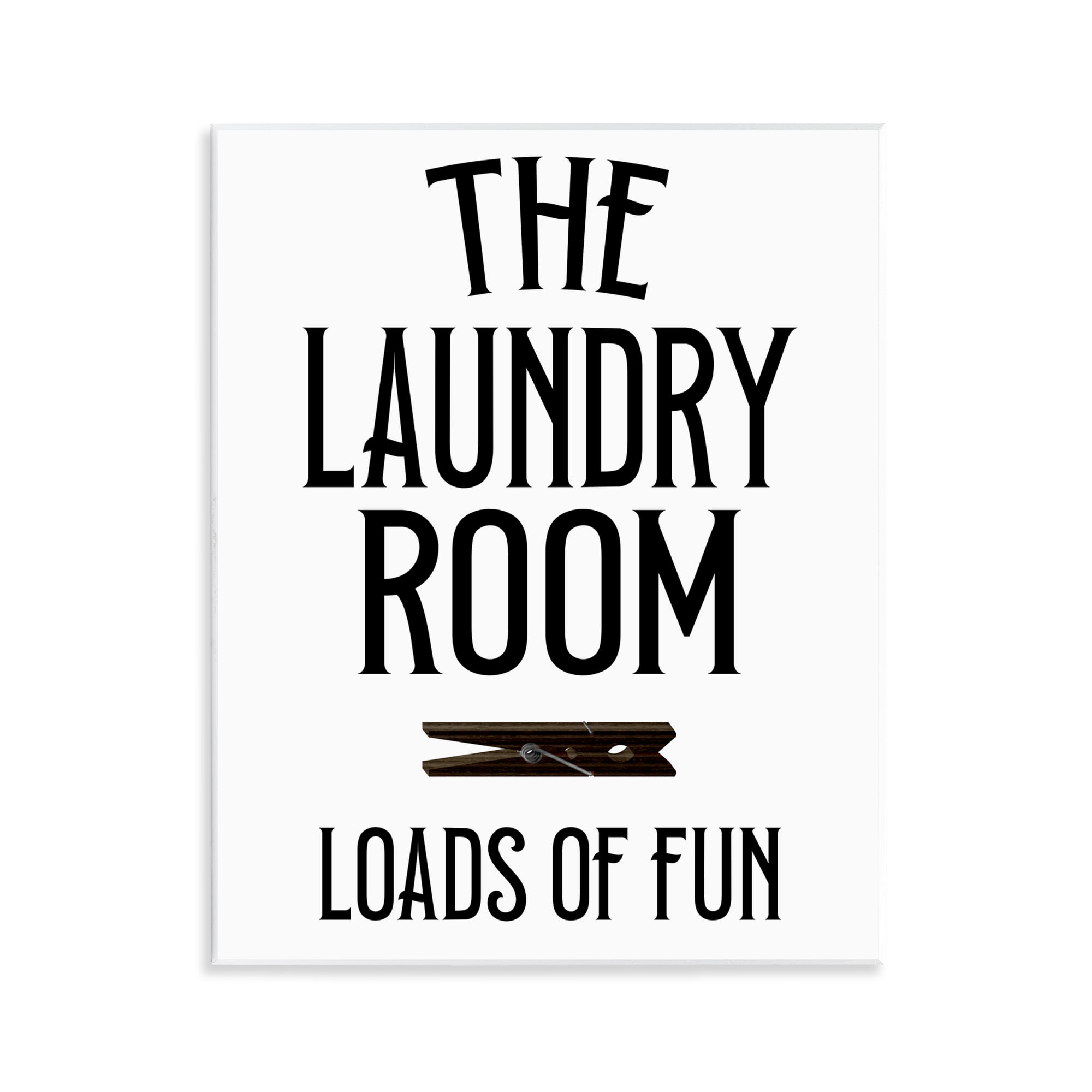 Loads Of Fun Clothespin Wall Plaque Art, design by Kim Allen