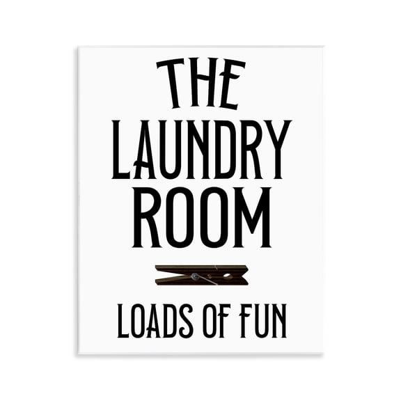 Loads Of Fun Clothespin Wall Plaque Art, design by Kim Allen