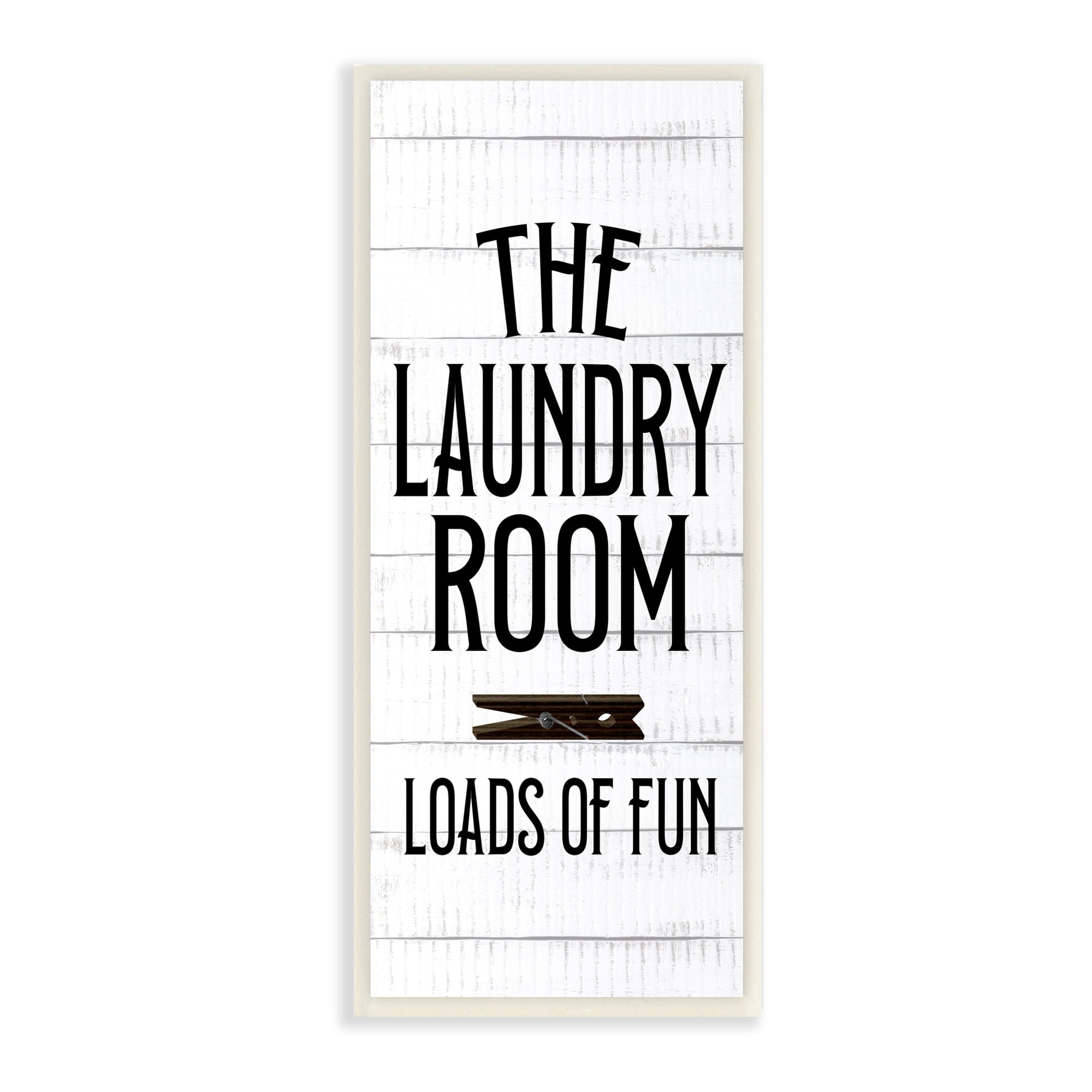 Loads of Fun Laundry Room Rustic Clothespin Design Inspirational