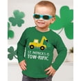 thumbnail image 1 of Loads of Luck Boys St Patricks Day Shirt Tractor Kids Long Sleeve T-Shirt 3T Green, 1 of 1