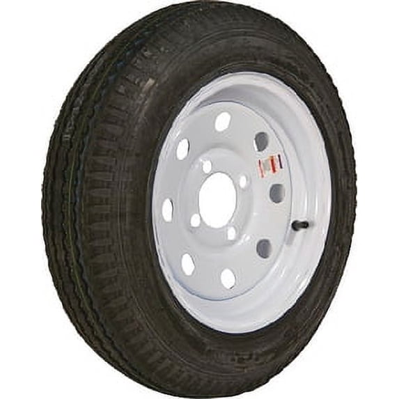 Loadstar 12" ST145/R-12 KR25 Radial Tire & Modular Wheel (Rim) Assembly with 1220 lb. Max Load