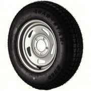 Loadstar 14" Tire Wheel Assembly ST205/75D14 C/5-Hole Blade Silver 3S464