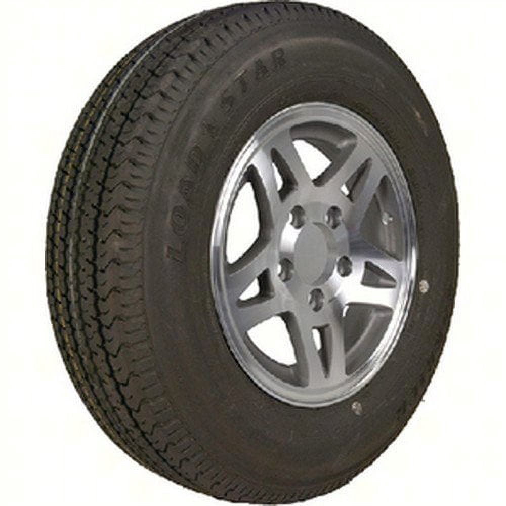 Loadstar 32211JF 14" ST205/75R14 KR03 Radial Tire & Aluminum Split