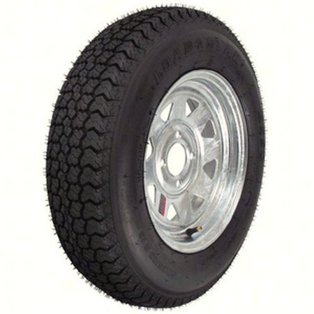 Loadstar Bias Tire and Wheel (Rim) Assembly ST185/80D-13 5 Hole D Ply Sansujyuku sansujyuku.com