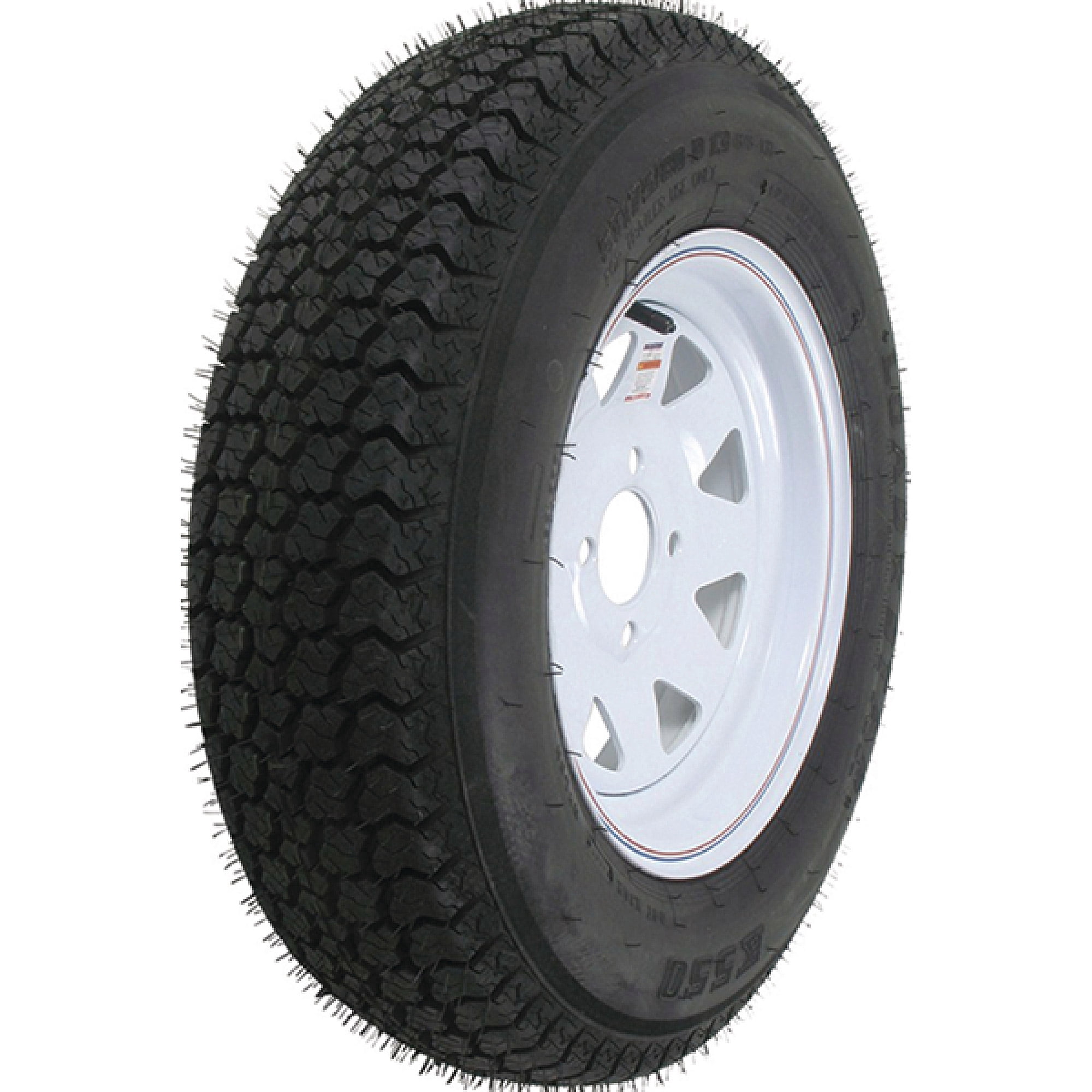 Loadstar ST225/75R15 C/5-Hole Spoke White w/Stripe 32459 Sansujyuku sansujyuku.com