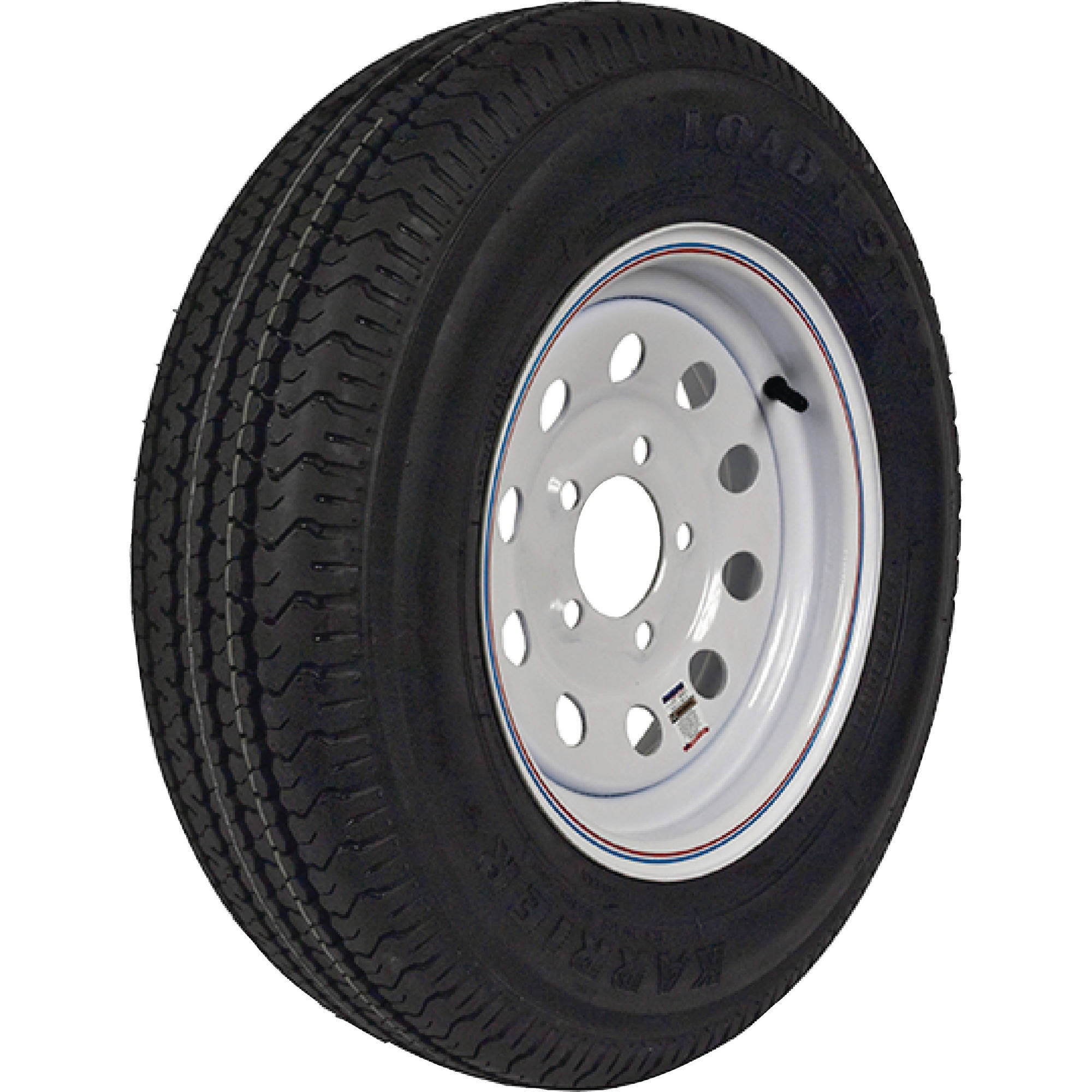 Loadstar Tire and Wheel Rim Assembly KR03 ST225/75R15 5 Hole C Ply White With S Sansujyuku sansujyuku.com