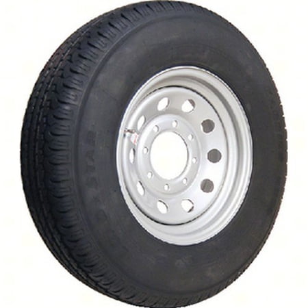 Loadstar Tire and Wheel Rim Assembly KR35 ST235/80R16 8 Hole E Ply Morton Silve Sansujyuku sansujyuku.com