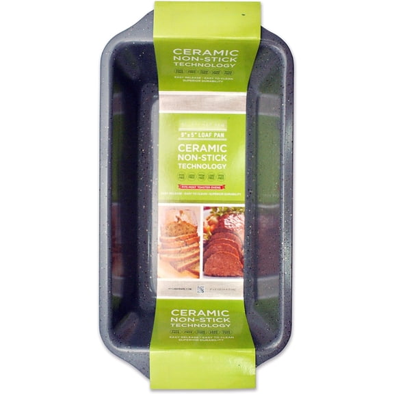 Loaf Pan 9 x 5-Inch Ceramic Coated Non- ( Granite)