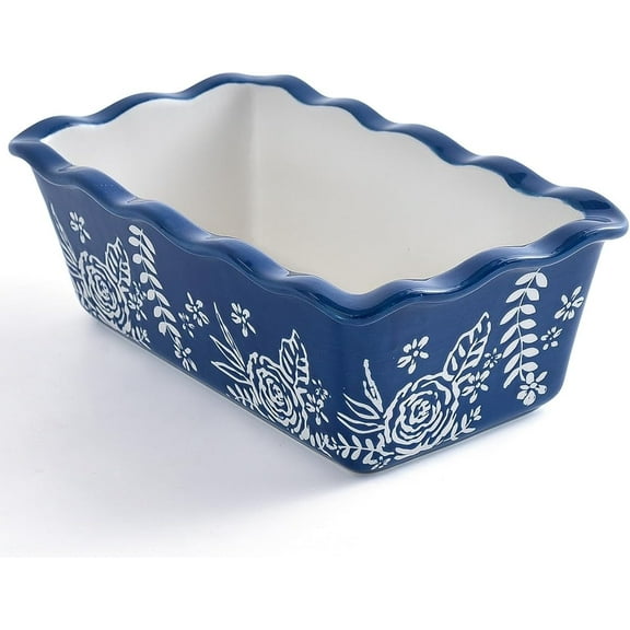Loaf Pan Bread Pan Ceramic Baking Pans Hand Paint Meatloaf Pan Nonstick Loaf Pans For Baking Bread