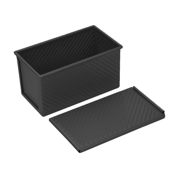 Loaf Pan with Lid, Non-Stick Bread Baking Pan, Oven Safe Sandwich Loaf Mold, Multipurpose Bakeware, Ideal for Sandwich Bread Classic Meatloaf Homemade Baked Foods, 4.33 × 4.02 × 7.48inches
