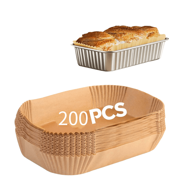 Loaf Pan Liners, Loaf Pan Liners for Baking Bread 8.6x5.5, Bread Pan Parchment Liners, 200pcs Bread Pan Liners for Baking