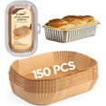 thumbnail image 1 of Loaf Pan Liners, Loaf Pan Liners for Baking Bread 9x5, Bread Pan Parchment Liners, 150pcs Bread Pan Liners for Baking, 1 of 7