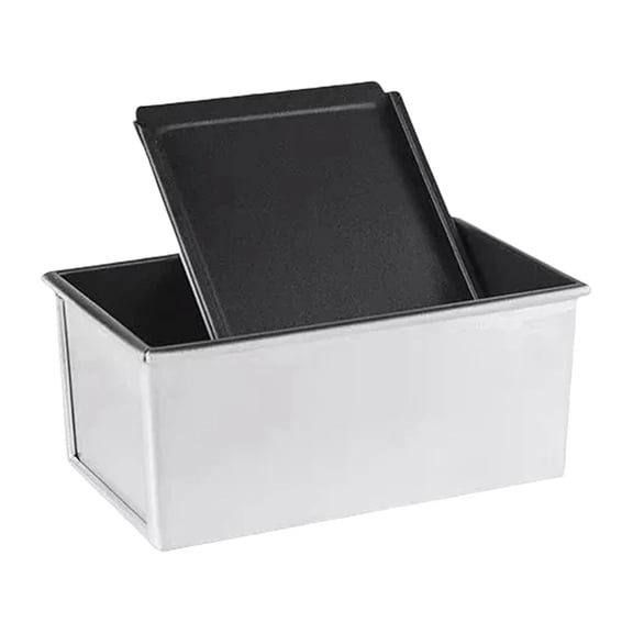 Loaf Pan with Lid, Dough Capacity Rectangular Bread Pan, Non-Stick Long Bread Pans for Homemade Bread,Pullman Loaf Pan