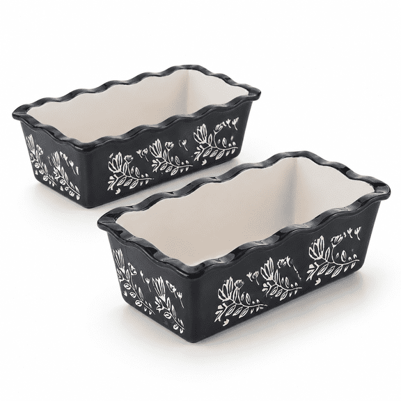 Loaf Pans For Baking - Ceramic & Porcelain Nonstick Bread