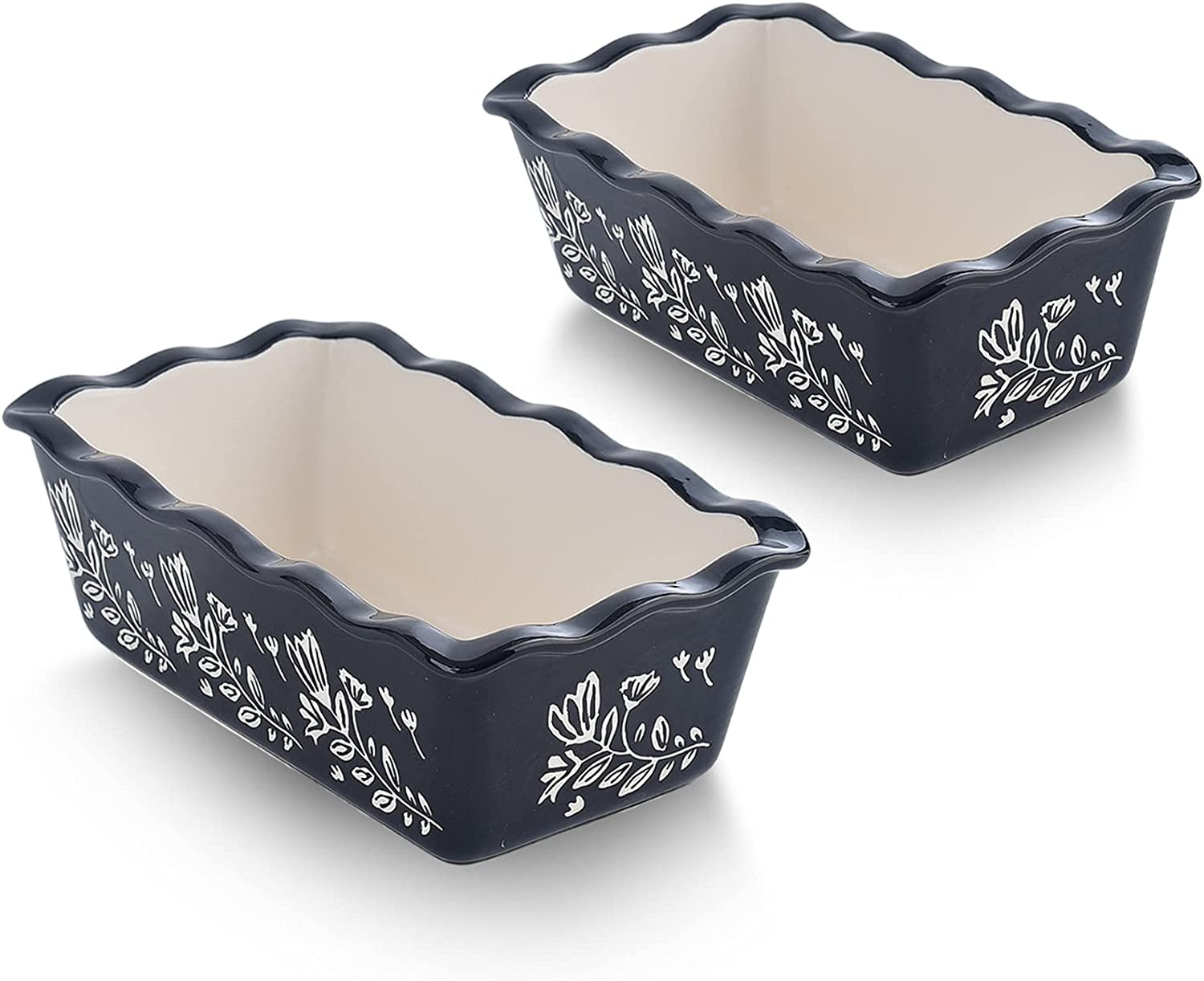 NUTRIUPS Ceramic Loaf Tin 28cm X 15cm Rectangular Baking Porcelain Non