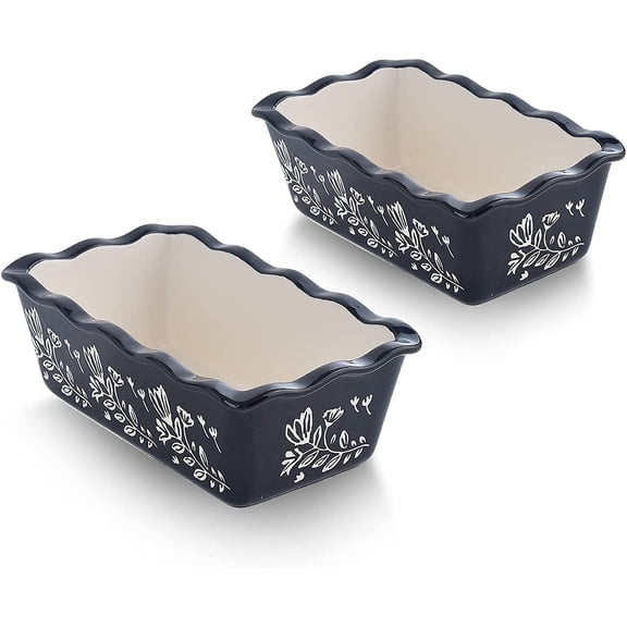 Loaf Pans for Baking - Ceramic & Porcelain Nonstick Bread Pans