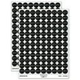 thumbnail image 1 of Loaf of Bread Doodle 200+ Round Stickers - Black - Matte Finish - 0.50" Size, 1 of 3